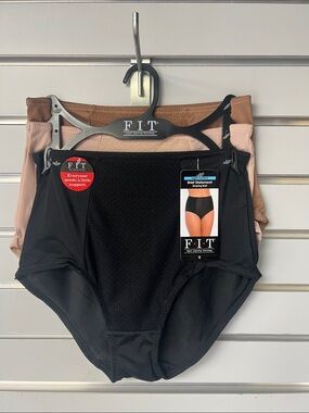 Women's Black High-Waist Support Brief